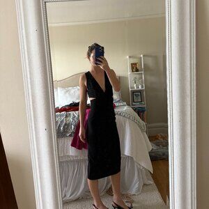 Alice & Olivia Cutout Cocktail Dress